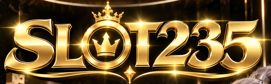 Logo SLOT235 warna emas